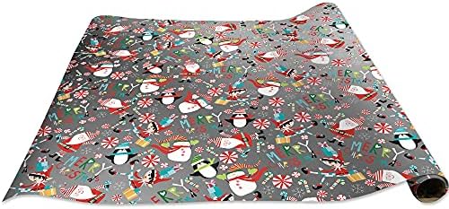 Jillson Roberts Gift Wrap, Snow Joy (6 Jumbo Rolls 10ft x 30in) - Image 3