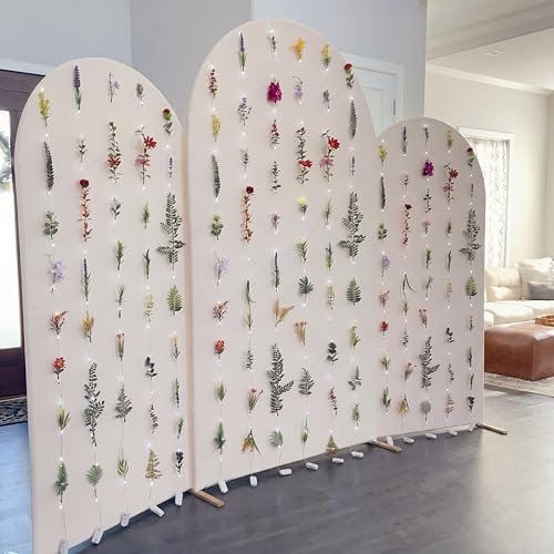 Suncalla 6 Pack 35.4ft Fake Flower LED Garland Backdrop, Fresh, Multicolor by Unknown