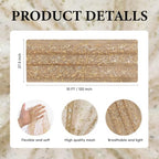 Artoid Mode 6PC Coffee Gold Gauze Table Runner 120 Inch 10FT, Glitter Metallic Foil Sheer Dining Wedding Anniversary Holiday Birthday Table Decor for Home Party - Image 7
