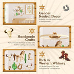 Baby Mobile for Crib Western Cowboy Crib Mobile for Boys and Girls - Image 5