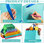PerKoop 40 Pack Kraft Gift Bags with Handles 4 Sizes,Vertical,Mix Color - Image 3