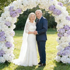 Round Backdrop Stand, 8FT Balloon Arch Stand, Gold Circle Arch for Party - Image 2