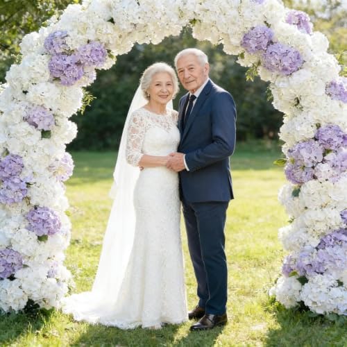 Round Backdrop Stand, 8FT Balloon Arch Stand, Gold Circle Arch for Party - Image 2