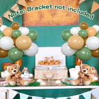 Bear Baby Shower Decorations, 185 Balloon Kit,Green, Brown, Nude, White - Image 4