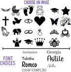 25 Personalized Ribbons Assesmbled Bows Custom Bridal Shower Favor Party Favors Custom Wedding Ribbon Bridesmaid Memorial Ribbons Funeral Baby Invitations Mis XV años Quinceanera (Lavender) - Image 6