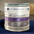 Personalized Satin Ribbon， Your Message, Add Your Drawing or Logo. Business Advertising, Baby Shower, Weddings, (26mm) - Image 2