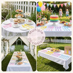 300Pcs Pastel Plastic Silverware Set, Full Size Disposable for Dinner - Image 4