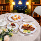 Supernal 360pc Heavy Duty White Plastic Silverware Set for Wedding Party - Image 5