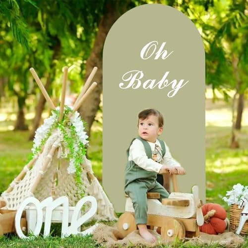 Sage Green Arch Cover Wedding Arch Covers 4FT Arch Backdrop Cover - Image 7