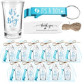 Blushtier 25 Sets Baby Shower Shot Glass Bottle Opener, Boy by Blushtier