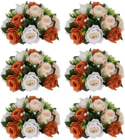 NUPTIO Terracotta Flower Ball Centerpieces: Floral Arrangements for Fall by Nuptio