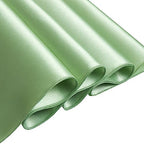 Sage Green Satin Chair Sashes Bows, 6 x 108 inch, 50 Pcs - Image 5