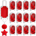 LemonRoad 36 Pcs Clear Mini Suitcase Party Favor Box, Red by Unknown