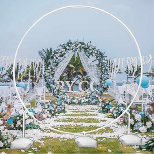 Balloon Arch Kit with Base, Pvc, Reusable White - Image 6