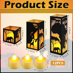 Rossesay 12 Pcs African Safari Lantern Table Centerpiece for Party Decor - Image 2