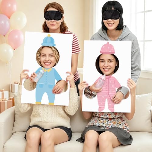 Booson 6 Set Baby Shower Games Blindfolded Feed Me - Image 5