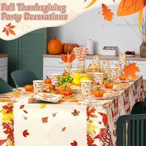 Funnymoom 452 Pcs Happy Friendsgiving Party Decorations Supplies, Serves 50 - Image 5