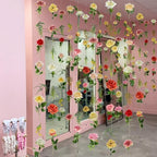 6 Pcs 35.11 ft Hanging Flower Artificial Wildflower Garlands Floral Vines - Image 5