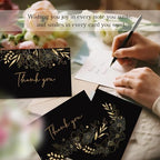 108 Pack Pre-Folded Floral Thank You Cards with Envelopes, 6 Designs - Image 4