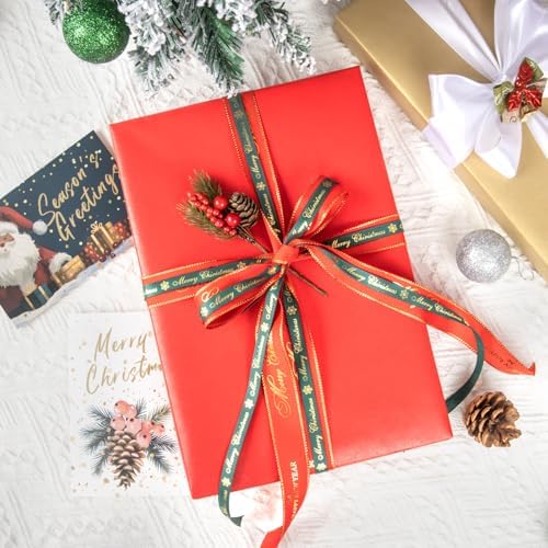 NESCCI Matte Wrapping Paper,Gift Wrapping Paper-4 Roll - Image 4