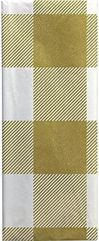 Jillson Roberts 20" x 30" Printed Christmas Gift Tissue, Classy Plaid (48 Folded Sheets) - Image 2