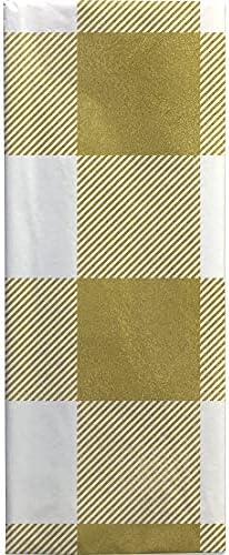 Jillson Roberts 20" x 30" Printed Christmas Gift Tissue, Classy Plaid (48 Folded Sheets) - Image 2