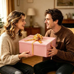 UoeRing Pink Extra Large Gift Box 1Pcs 22x17x9 inch,luxury Gift Box with Lid for Presents Birthday Christmas Valentine's Day (Includes Pull Bows,Card,Envelope,Filler) - Image 7