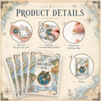 Highergo 48 Sets World Travel Map Enamel Favors Plane Appreciation Cards - Image 3