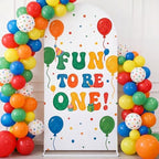Breling Fun to Be One Birthday Decoration 6.6 ft Arch Cover Backdrop by Breling