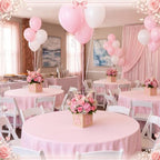 4 Sets Baby Shower Centerpieces for Table, 6 Inch Wood Boxes with Floral Foam Blocks Cube Planter Vase with Baby Letters for Babys Shower Gender Reveal Party Favor Table Decor(Pink) - Image 6