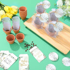 Reallnaive 48 Sets Baby in Bloom Baby Shower Party Favors Seed Packets - Image 2