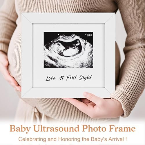 New Parents Gifts for Couples, First Time Mom & Dad Baby Gift Basket with Decision Coin, Ultrasound Frame, Caps, Gender Reveal Present, Expecting Parents, Pregnancy Announcement, Congrats - Image 4
