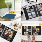 Zesthouse Photo Album Self Adhesive Pages, 60 Pages Magnetic Scrapbook Albums with Sticky Page, Photos Album Holds 8x10 & 5X7 & 4x6 & 6x8 & 3x5, Large Picture Book Ideal Gift for Family Wedding Baby - Image 6