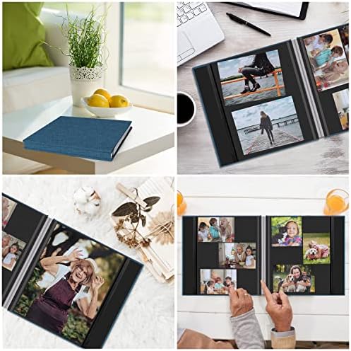Zesthouse Photo Album Self Adhesive Pages, 60 Pages Magnetic Scrapbook Albums with Sticky Page, Photos Album Holds 8x10 & 5X7 & 4x6 & 6x8 & 3x5, Large Picture Book Ideal Gift for Family Wedding Baby - Image 6