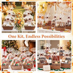 EVELOMO 10 Pack Empty Gift Baskets to Fill - 12" x 10" Large Baskets for Gifts Empty, Sturdy DIY Gifts Baskets Sets with 500g Crinkle Cut Papers for Birthdays Weddings Parties and Holidays (Brown) - Image 7