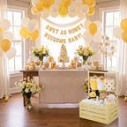 Suzile Baby Shower Crate Wooden Closet Baby Basket Gift,Creamy Yellow - Image 6