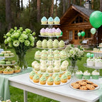 6 Tier Cupcake Stand for 60 Cupcakes Acrylic Round Tiered Cupcake Tower - Image 3
