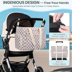 Pritent Baby Diaper Bag Tote,Waterproof Maternity Breast Pump Bags for Mom - Image 6