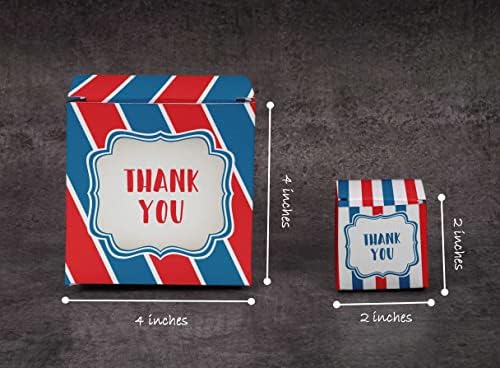 Paper Box - Mini Favor Box For Baby Shower 4x4x4 Inches Paper Gift Boxes, Candy Paper Box For Party Favors, Baby Shower Postcard,Boy/Girl Theme- Pack Of 20 - Image 3