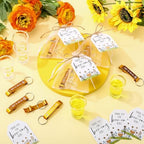 Pickmesh 50 Set Bee Baby Shower Favor Shot Glass Bottle Opener Keychain - Image 5