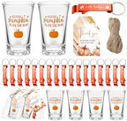 Blushtier 25 Sets Baby Shower Shot Glass Bottle Opener, Pumpkin by Blushtier