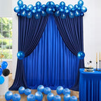 gogoparti 15ft x 10ft Royal Blue and Navy Blue Backdrop Curtains Panels for Parties Wedding, Wrinkle Free Backdrop Drapes for Wedding Birthday Party Background, 6 Panel 2.5x10ft - Image 5