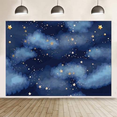 Stars Backdrop Night Sky Backdrop Starry Night Background 10x6.5FT Vinyl - Image 5