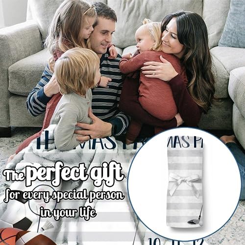 Personalized Baby Monthly Milestone Blanket Boy or Girl - Sport Theme Months Blanket with Wood Frame and Newborn Wooden Sign - Growth Chart Milestone Blanket 1-12 Month Milestones(FixedSize) - Image 5