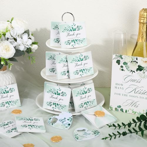Pickmesh 50 Sets Wedding Favors Heart Magnetic Bottle Opener with Gift Box - Image 4