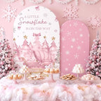 Mindsoft 2 Set a Little Snowflake is on The Way Arch Backdrop Cover - Image 4