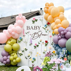 26 Pcs Baby in Bloom Floral Backdrop Arch Baby Shower - Image 6