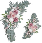 ponatia Small Artificial Wedding Arch Flowers Set of 2 by ponatia