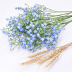 Babys Breath Artificial Flowers Bulk 30 Pcs Blue Gypsophila Faux Flowers - Image 7