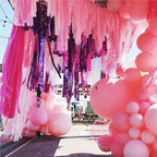 Crepe Paper Colorful Party Decorations Crepe Paper Streamers with Hanging Fringe Tinsel Curtain for Baby Shower Birthday Party Decor(8 pcs Mermaid) - Image 3